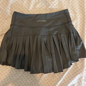 dark grey goldhinge skirt